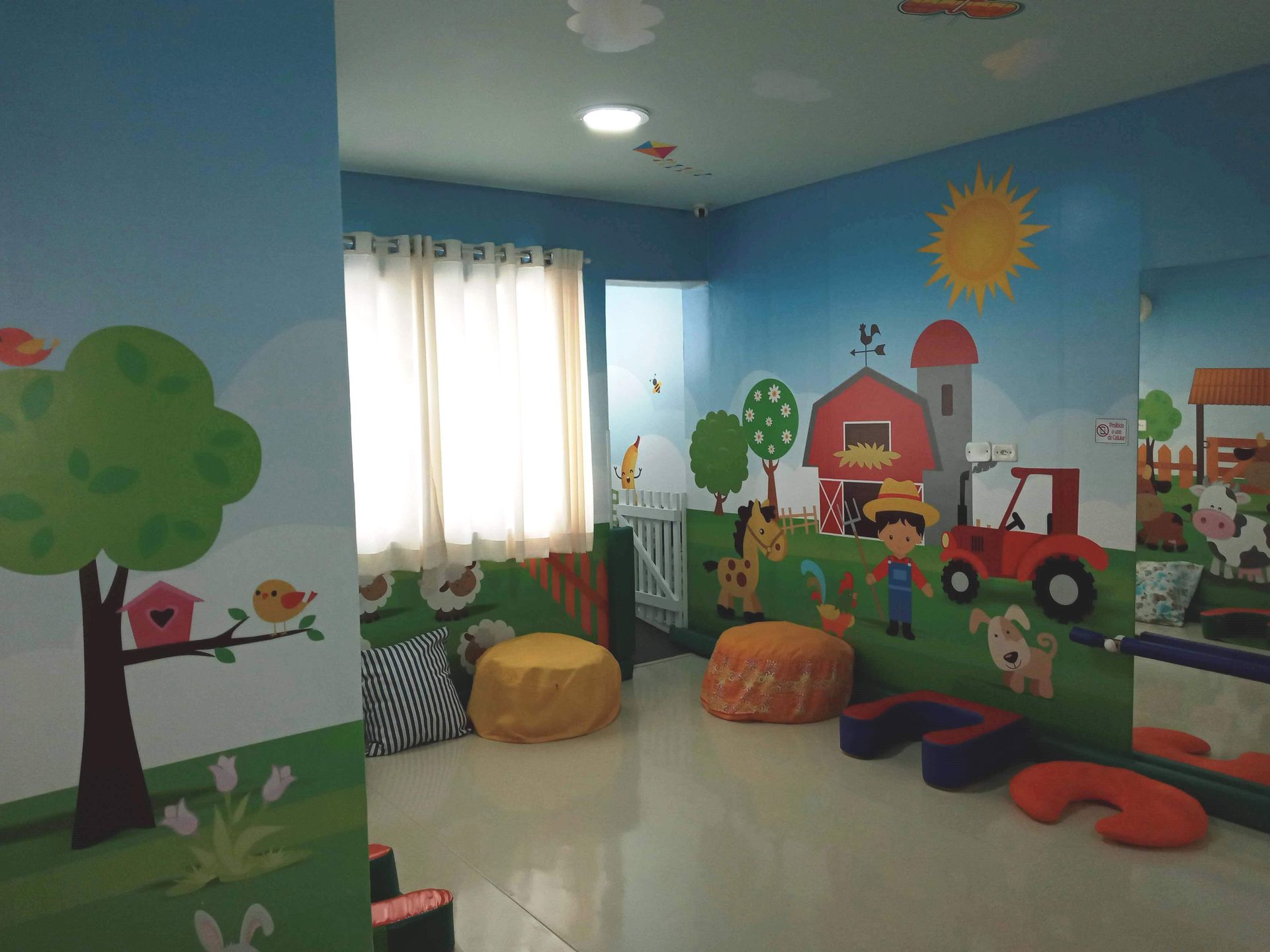 Sala de recreação da escola